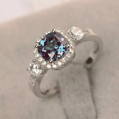 Fashion Women Wedding Silver Filled Ring