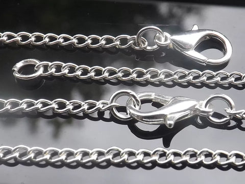 Initial Heart Pendant Necklace Personalised Silver Plated Letter