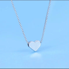 925 Sterling Silver Heart Pendant Necklace – Love Gift for Her luxora jewellery