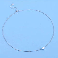 925 Sterling Silver Heart Pendant Necklace – Love Gift for Her luxora jewellery