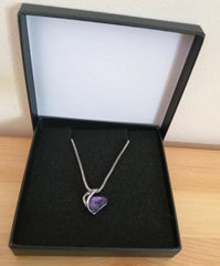 Austrian Crystal Healing Heart Pendant Necklac luxora jewellery