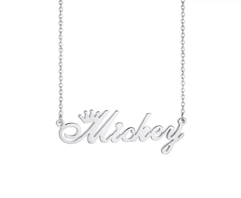 Name Custom Letter Gold Women Necklace