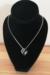 Austrian Crystal Healing Heart Pendant Necklac luxora jewellery